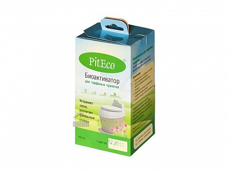 Биоактиватор для торфяных туалетов Piteco 160 гр для дачных туалетов и выгребных ям Biosept, В160