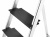 Стремянка 4 ступ. L100 TopLine, алюм., с лотком и выдвигающейся ручкой, Hailo, 8050-407